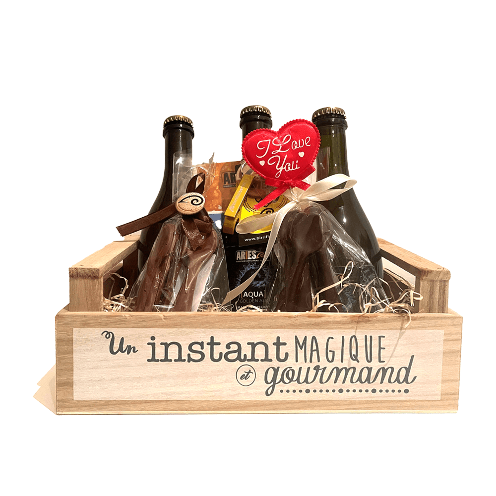 Tris Birre con cioccolata della pasticceria Bernardini San Valentino