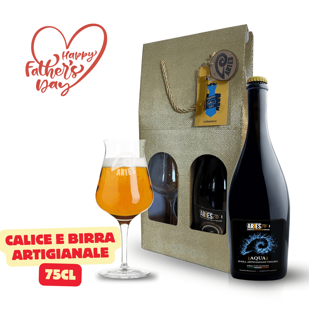 Birra Artigianale confezione con calice - "Festa del papà"