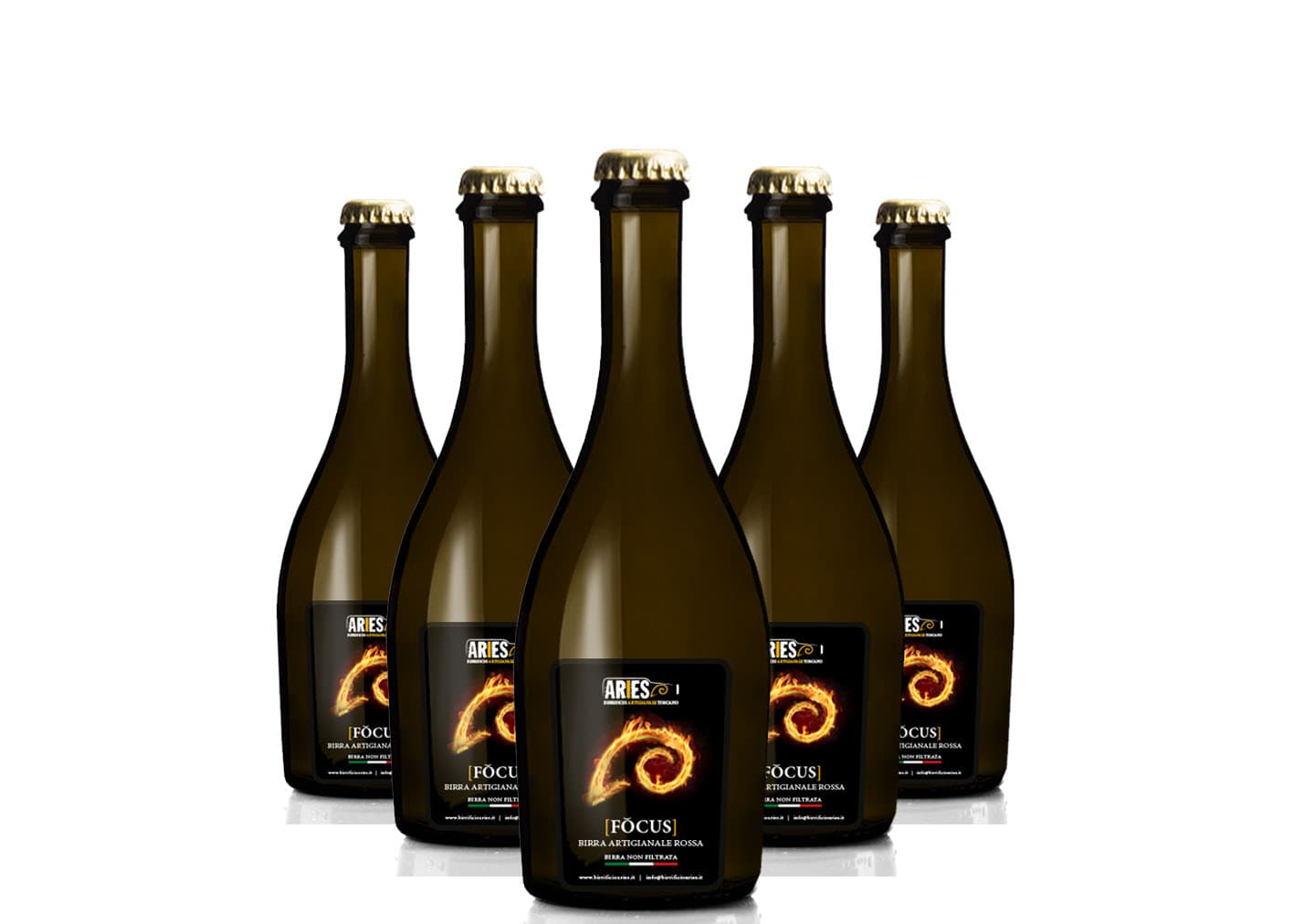 Confezione 6 bottiglie 33cl * Birra Artigianale rossa #Focus