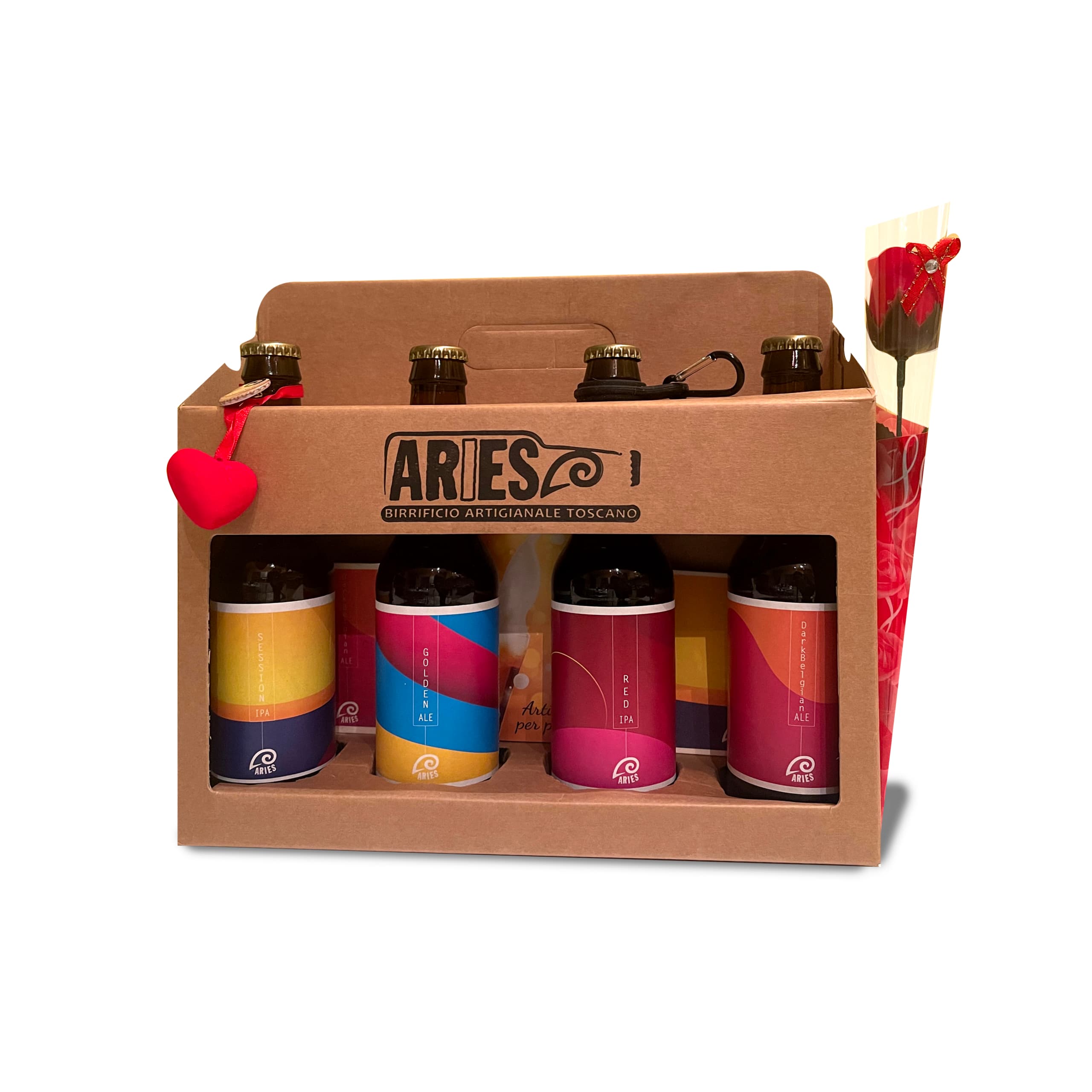 Valigetta craft 4 Birre Artigianali confezione San Valentino
