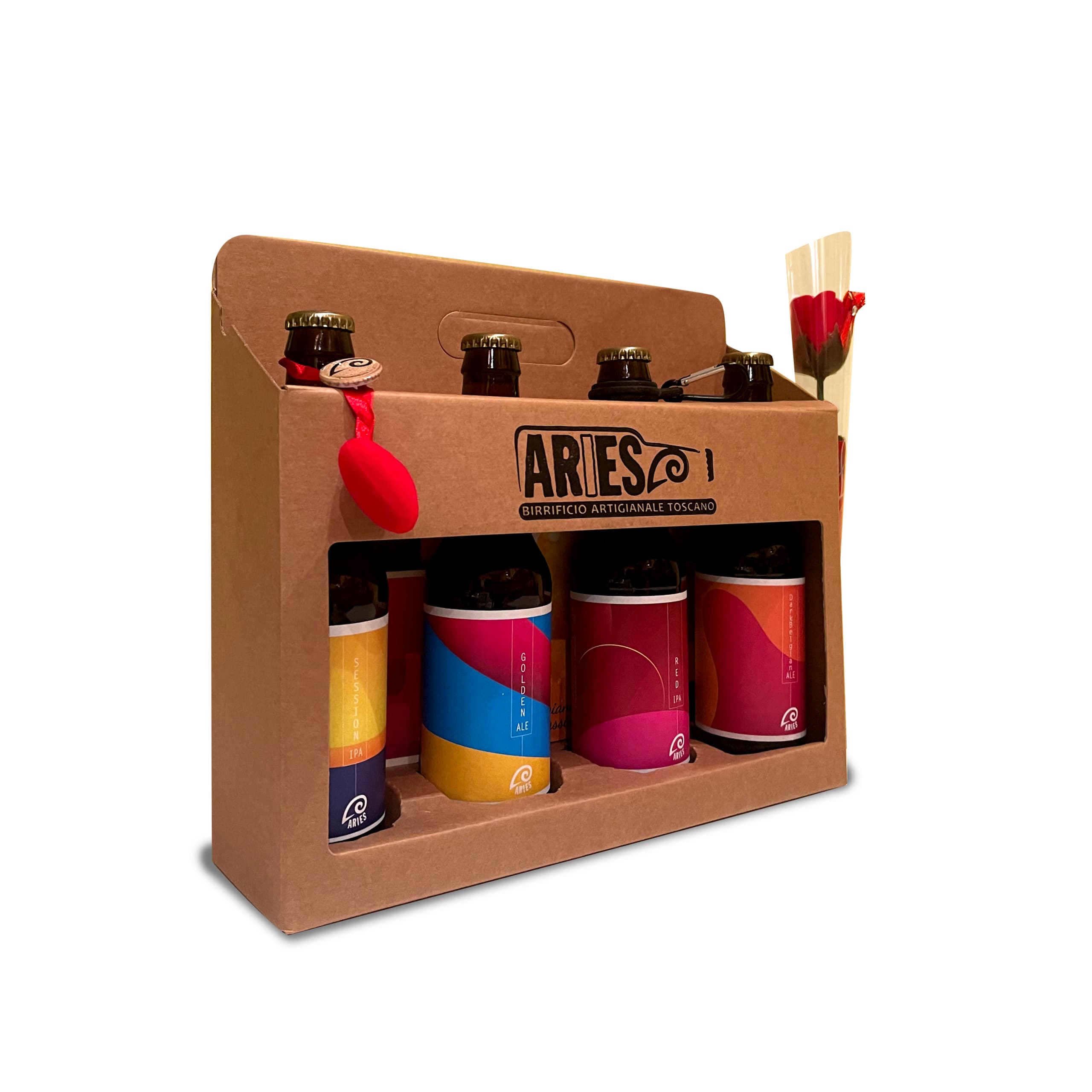 Valigetta craft 4 Birre Artigianali confezione San Valentino
