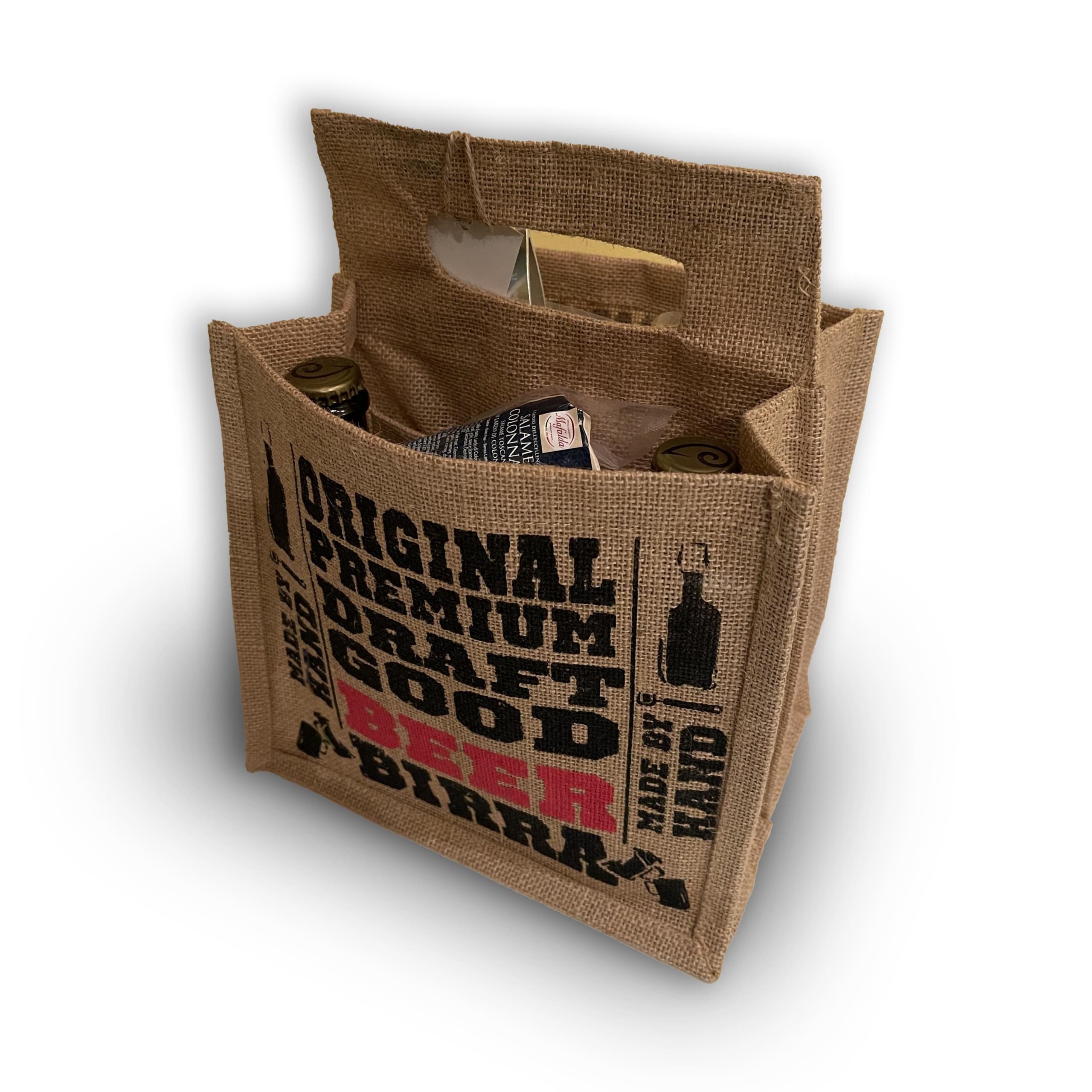 Shopper Juta Birre Artigianali e salumi toscani